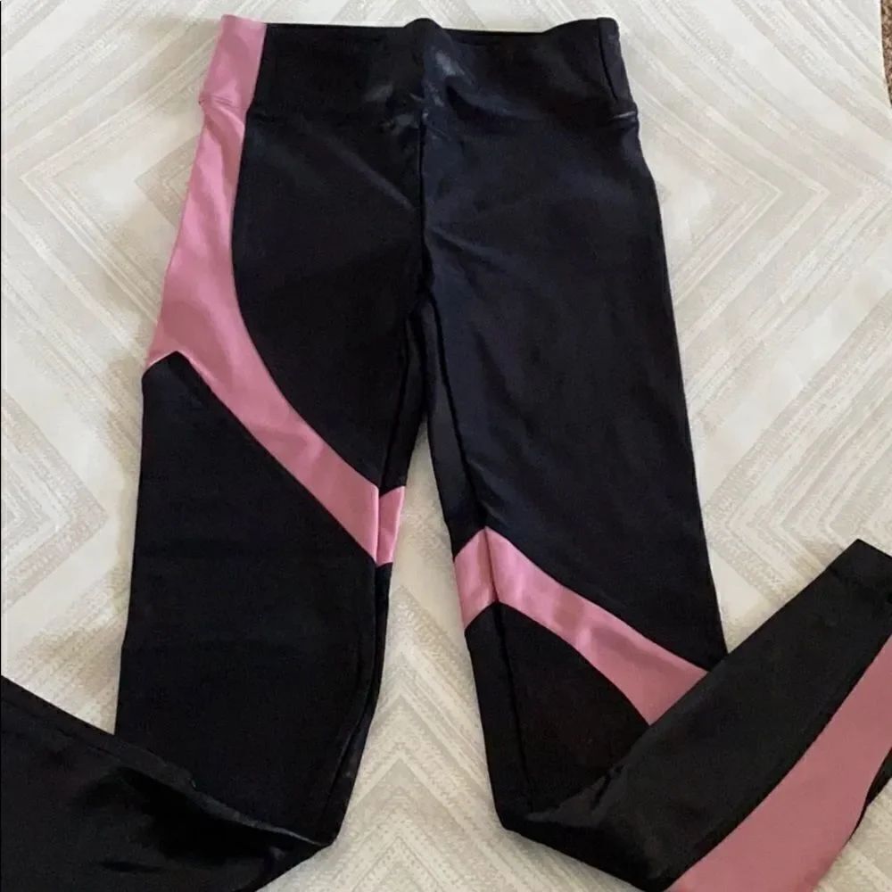 Koral Black/Pink Venus Infinity High Rise Leggings